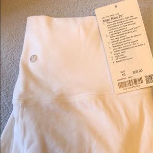 Size 10 Aligns 25”